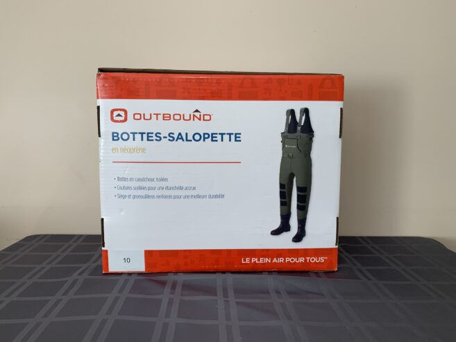 Outbound Chest Waders Size 10 Boots