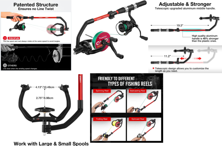 Piscifun Speed X Fishing Line Spooler with Unwinding Function