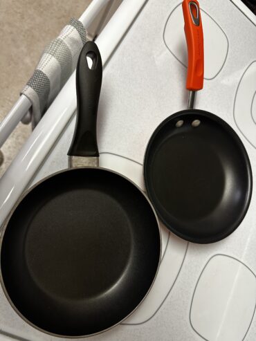 Two 8.5 inch Non Stick Frying Pans