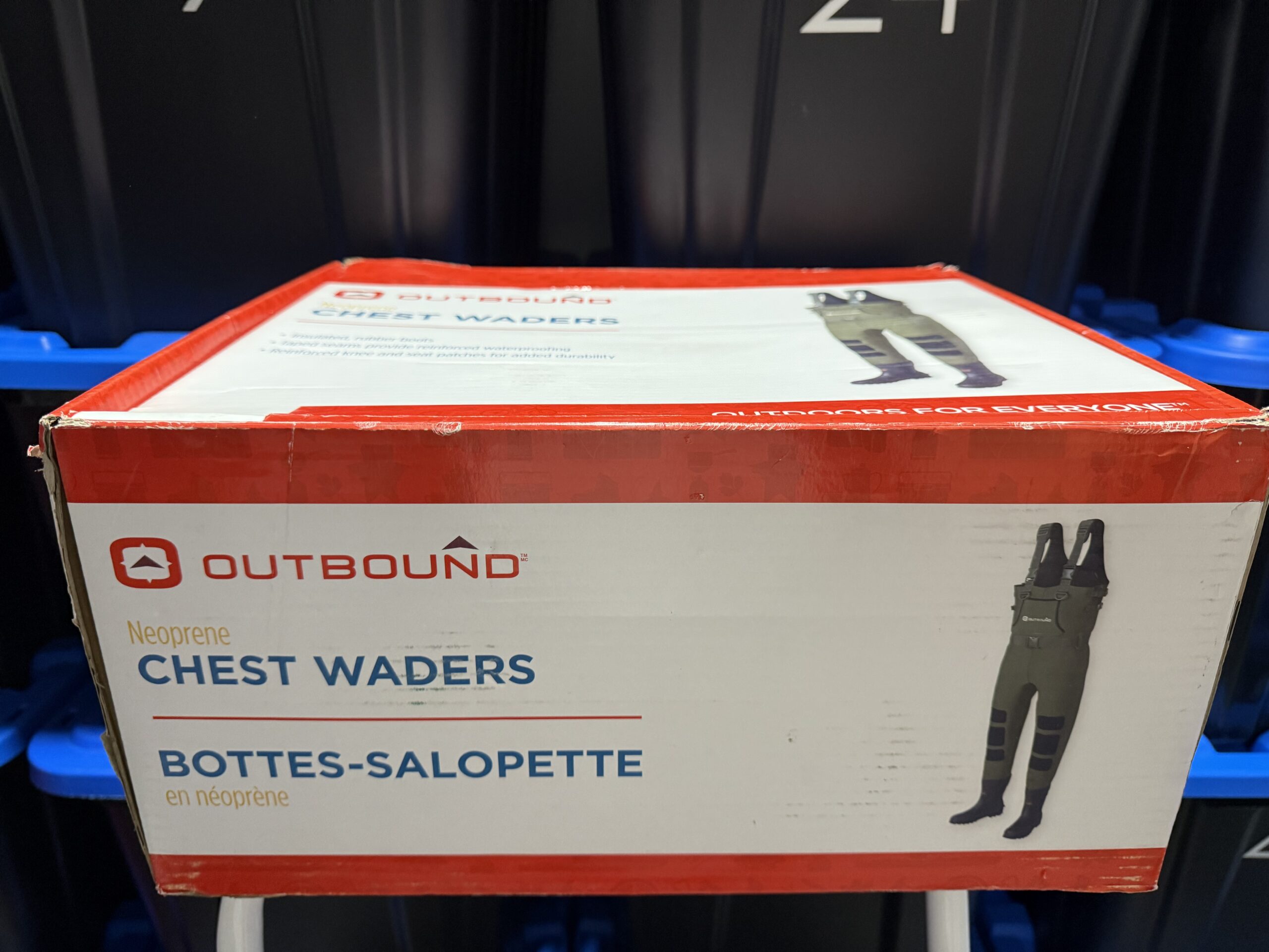 Neoprene Outbound Bootfoot Chest Wader, Green