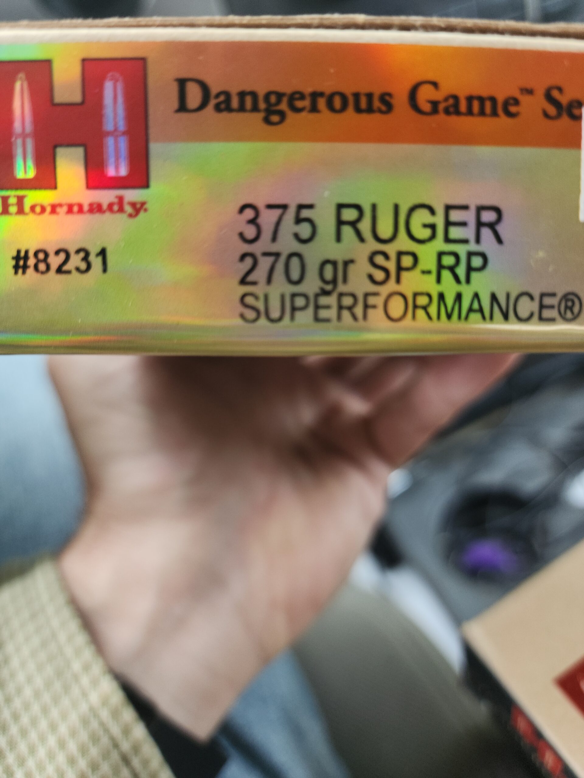 Ruger 375 270 grain ammo